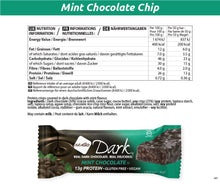 Load image into Gallery viewer, Nugo Dark Mint Chocolate Nutrition Facts
